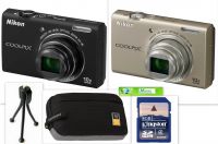 APARAT NIKON COOLPIX S6200 kolory + AKCESORIA